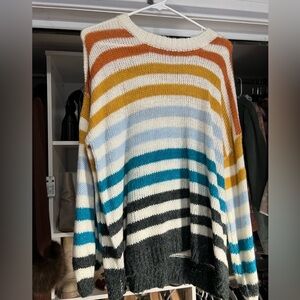 Entro Striped Multicolor Sweater